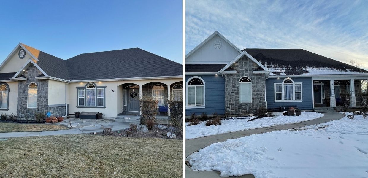 Home Stucco Exterior Remodeling in Alpine, Utah by RAM Builders Stucco & Exteriors