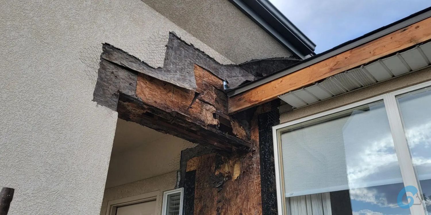 Professional Repair and Restoration Process for Stucco Roof-to-wall Water Damage