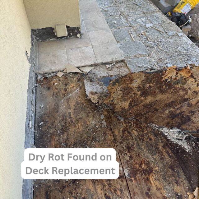 In Holladay, UT, we recently tackled a deck renovation where we uncovered dry rot beneath the surface. To address the issue, we stripped the existing decking down to the joists and replaced it with a high-performance waterproof Polycoat plywood substrate system.

After removing the damaged areas, we installed new OSB sheathing and sloped furring strips to direct water away from the home—an essential step to prevent future water intrusion. Next, we applied new plywood over the furring strips, followed by wire mesh to create a strong base for the final deck coatings.

With the new waterproof system in place, this porch deck is now fully protected from the elements and designed for long-term durability.

Another example of our commitment to quality craftsmanship and protecting your home. #RamBuilders #DeckWaterproofing #DryRotRepair #PorchRenovation #HolladayUT #StuccoAndExteriors #utahhomes #utah #saltlakecounty